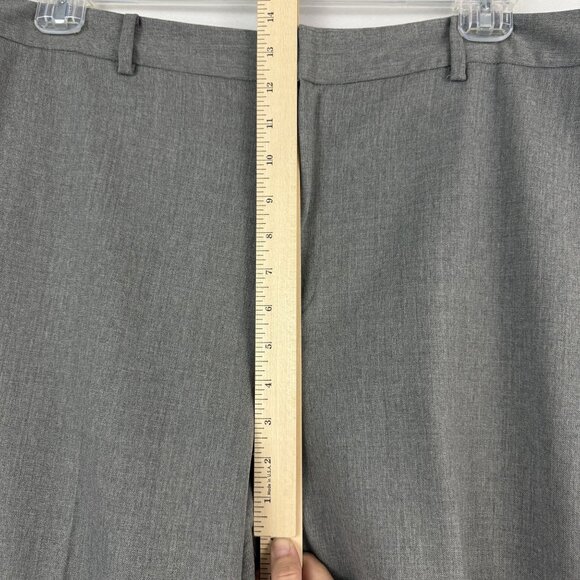 Lauren Ralph Lauren Pants Women's 14W High Rise Gray Trousers Pockets Wool - Picture 10 of 16